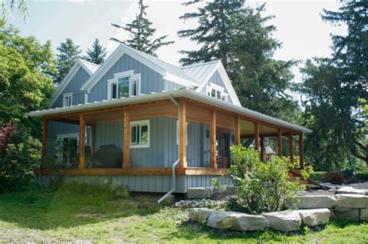 Cozy Small Cabin With Serene Wrap-Around Porch