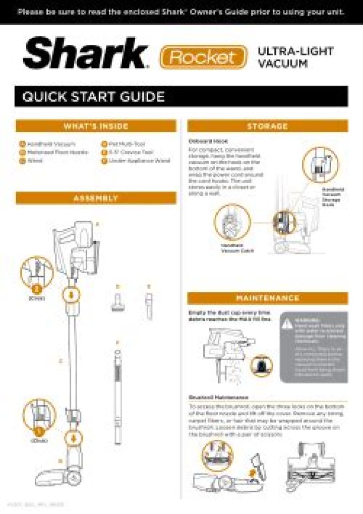 Shark Rocket Vacuum Cleaner User Guide: Uncover Cleaning Efficiency Today