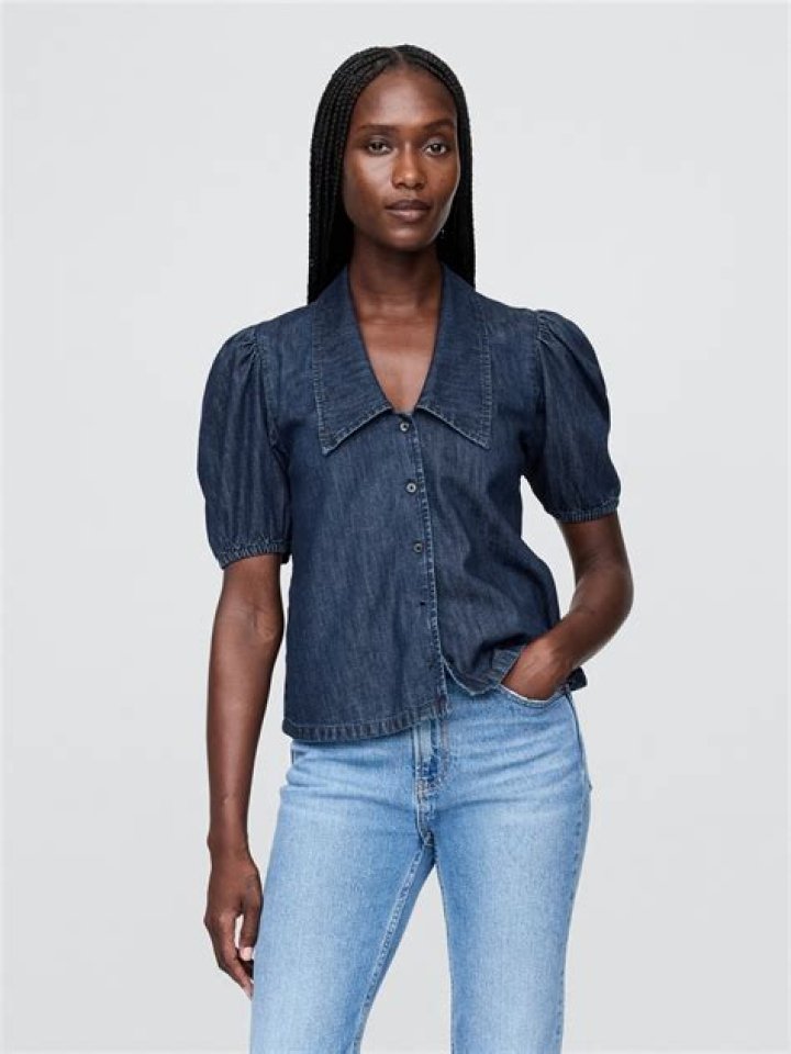 The Ultimate Guide: Elevate Your Style With Denim Puff Sleeve Shirts