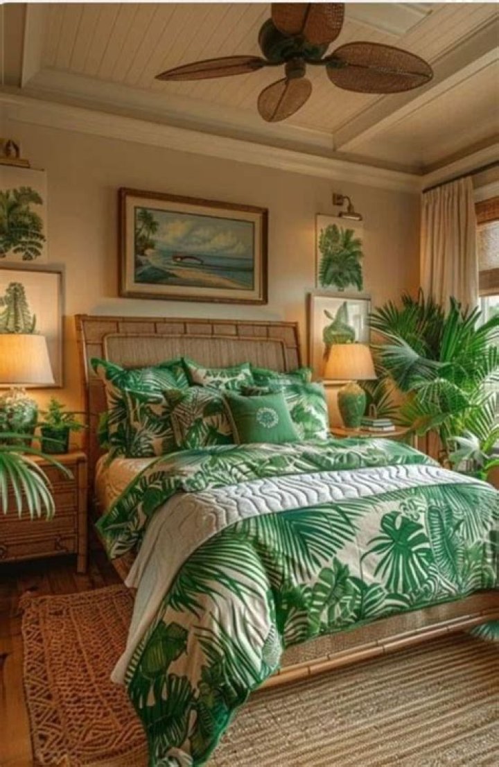 Timeless Style: Embroidered Dresses Adorned With Tropical Palm Leaves